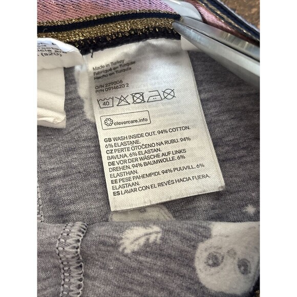 Harry Potter H&M Hogwarts Leggings Size 6 - Picture 6 of 8